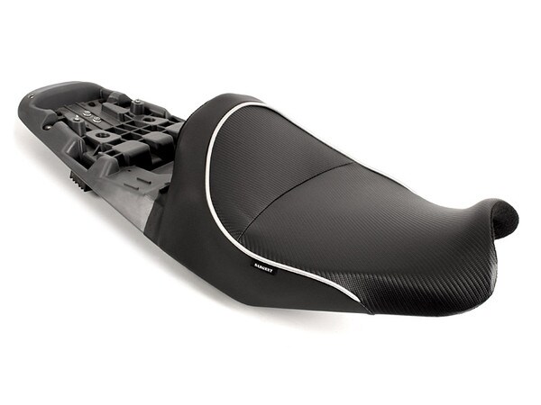 World Sport Modular Seat for the Kawasaki ZX14 - Low Version - Silver Welt.
